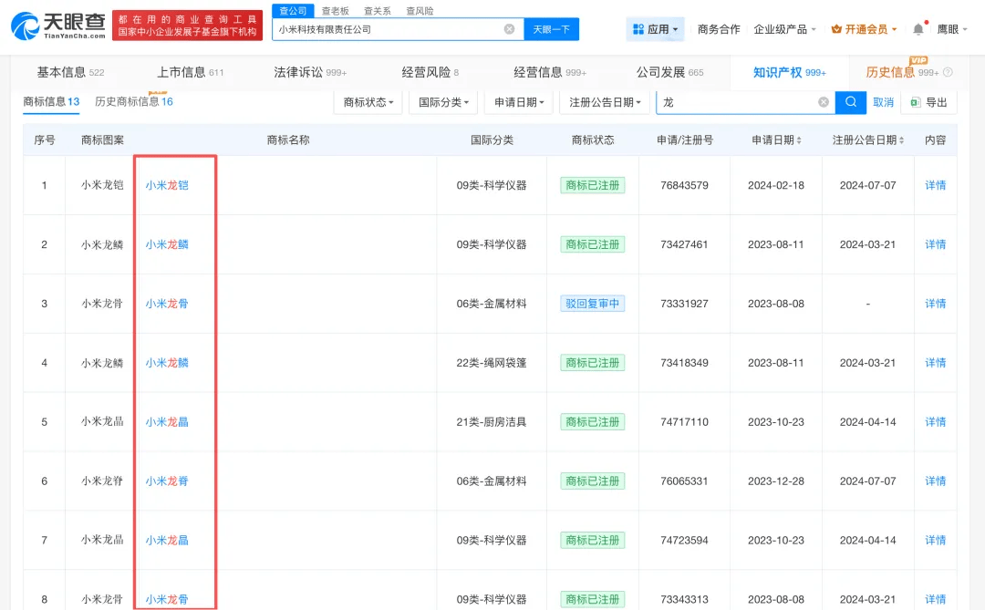 皇冠信用网如何申请_小米“蛟龙底盘”命名引争议皇冠信用网如何申请，此前已注册“小米龙骨、小米龙鳞”等多个龙字商标